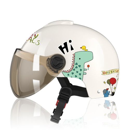 Children's Cartoon Electric Battery Car Helmet