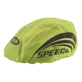 Cycling Helmet Cover Helmet Rain Cover Helmet Waterproof Cover Reflective Safety Helmet Cover (Color: Green)