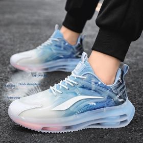 Fashion Outdoor Large Size Men's Casual Sneakers (Option: Sky Blue-39)