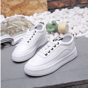 Breathable women Sneaker student casual canvas shoes (Option: Black-38)