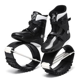 Jumper Stilt Fitness Kangaroo Boots (Option: L size black and white)