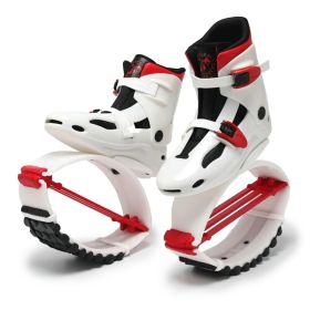 Jumper Stilt Fitness Kangaroo Boots (Option: XXL size white red)