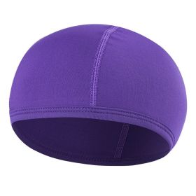 Bike liner cap outdoor motorcycle headgear (Option: Purple-One Size)