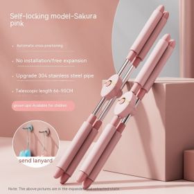 Children's Standing Shape Open Back Stick (Option: 180 Upgraded Pink)
