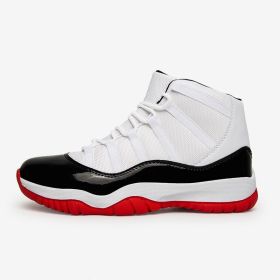 Breathable Sneakers With Mesh Surface For Children (Option: White black red-33)