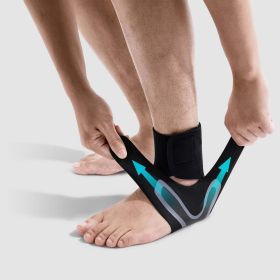 FitVille X-cushion Ankle Brace (Color: Black)
