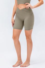 Slim Fit V-Waistband Sports Shorts (Color: Dust Storm)