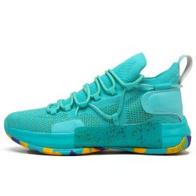 Fashion Breathable Wear-resistant Shock-absorbing Anti-skid Sports Casual Shoes (Option: Light Green-43)