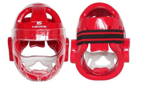 Karate Helmet Protective Equipment (Option: Red M)