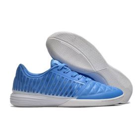 Mesh MD Shock Absorption Training Shoes Flat Bottom (Option: White & Sky Blue-41)